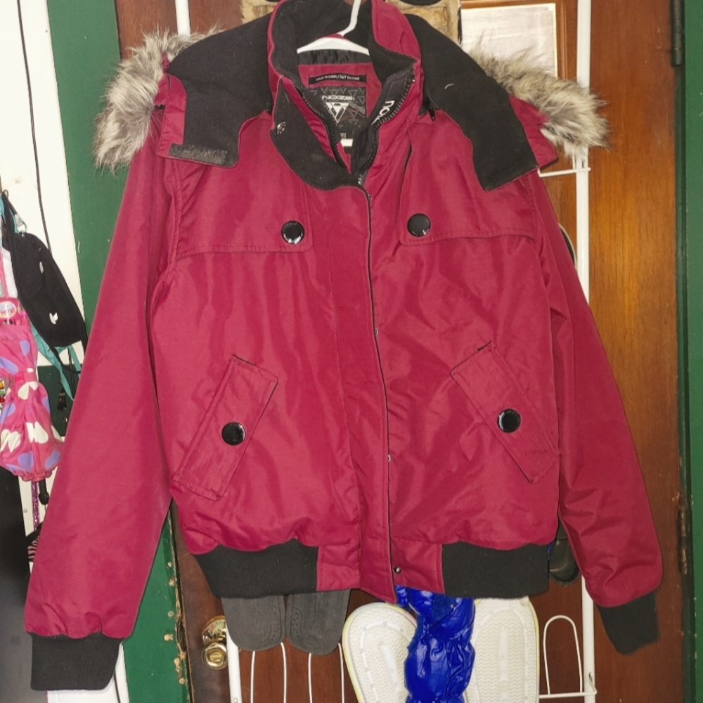 Noise Xlrg Winter Coat Wine